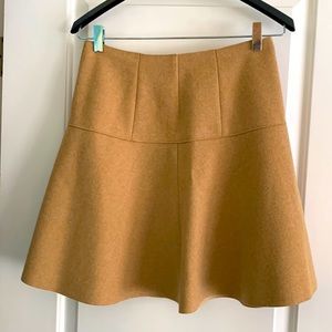 Lands End camel skirt 4